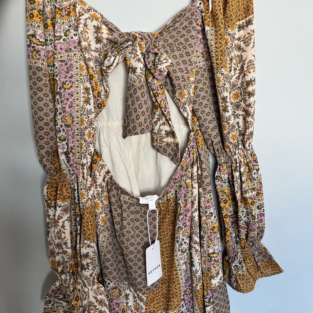 NWT from boutique. Size small. Open back dress.